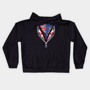 Caymanian Flag  Cayman Islands Flag British Flag Ripped Open - Gift for Caymanian From Cayman Islands Kids Hoodie